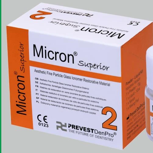 Micron superior II por Prevest Denpro cemento de ionómero de vidrio