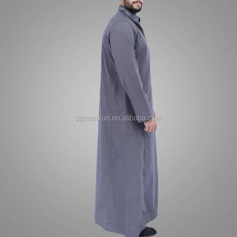 Long sleeve new style kuwait style muslim men thobe