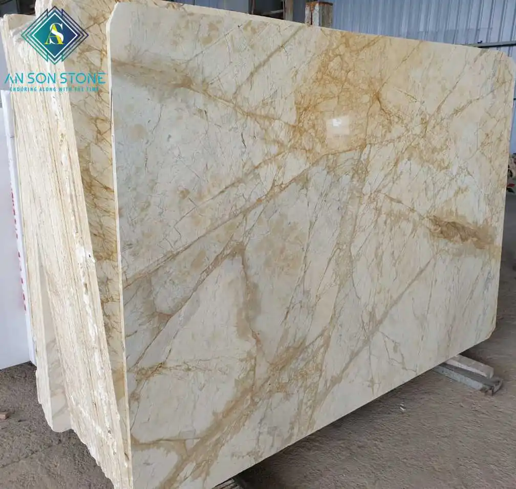 Yellow Marble Slabs - Best Variation -  Best Price from An Son Corporation