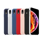 Custom Soft Tpu Cellphone Mobile Cover Bulk Liquid Silicone Phone Case For Iphone X 8 7 6 Plus