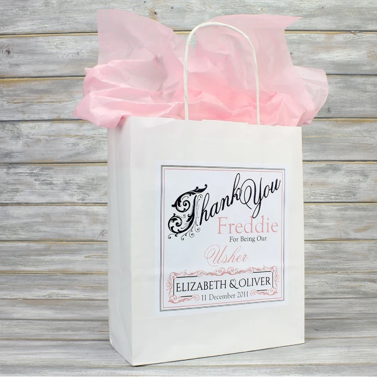 mini small luxury paperbag fancy favor wedding door paper gift