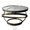 Buy furniture from India online Living Room Furniture fashionable cycle wheel glass coffee table modern coffee table
