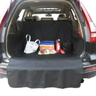 600D PVC Coated Oxford Fabric Car Pet Cover with Bumper Flap Cargo Liner Mat