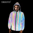 Jacket SMASYS Retail Hi Vision Fashionable Glow Rainbow Reflective Jacket