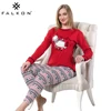 Wholesale Price Knitted Breathable Pajama Set Long Pajamas for women best price and high quality