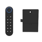 QIDOTS zinc alloy fingerprint biometric keyless smart digital wardrobe door lock