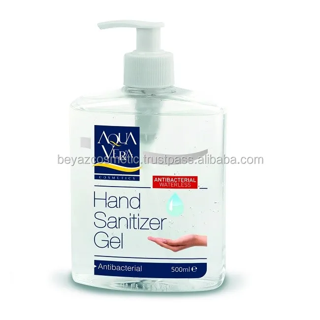 aquavera anti-bacterial hand sanitizer gel 500ml