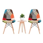 Fashion dining chairs dining room furniture with pachwork design