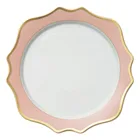 Wholesale gold charger plates set ceramic wedding plates