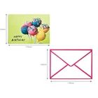 Customised Printing Special Design Lemon Fragrance Happy Birthday Greeting Cards