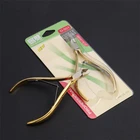 Stainless Steel Toe Nail Cuticle Scissors Pliers Feet Care Clippers Trimmer Cutters Paronychia Nippers Manicure Remover