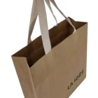 Custom Eco Brown Paper Kraft Gift Shopping Bag With Handle