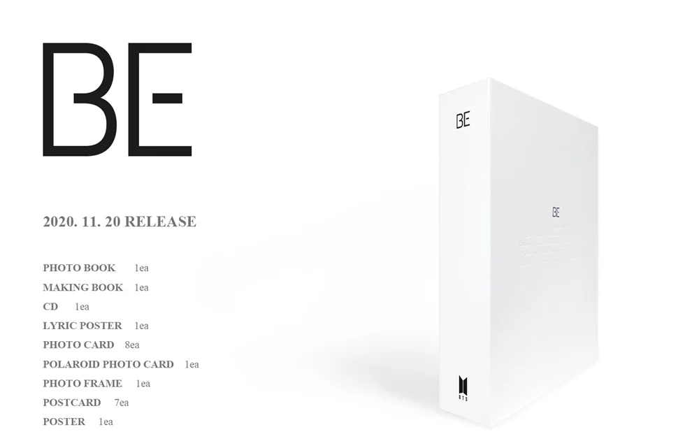 [Official Kpop]BTS album – BE (Deluxe Edition) Pre-order Wholesale