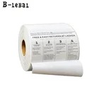 hair extension packaging of sticker label private printing label for necessary
