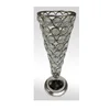 Crystal tapered flower vase