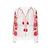 factory customizing low price embroidery Ukrainian blouse full sleeves 100 % cotton fabric fitting comfortable blouse