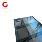 Manufacturer clear sliding office double leaf door price list laminated tempered glass window