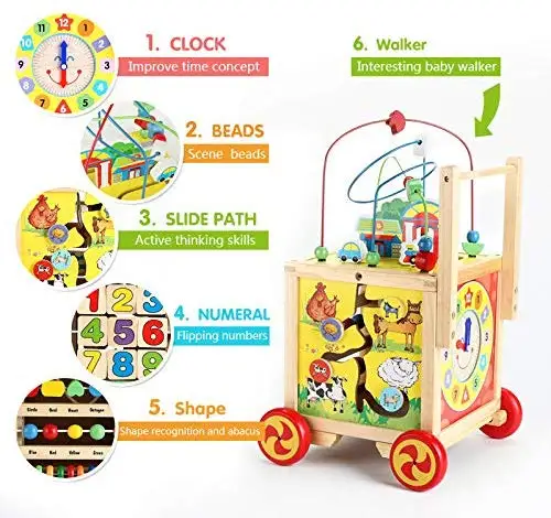 6 in 1 activity cube and walker