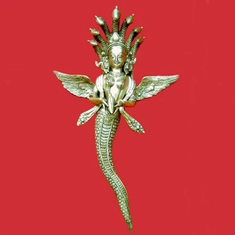 Brass Door Mermaid Handle Naag Kanya Door Handle View Union Door
