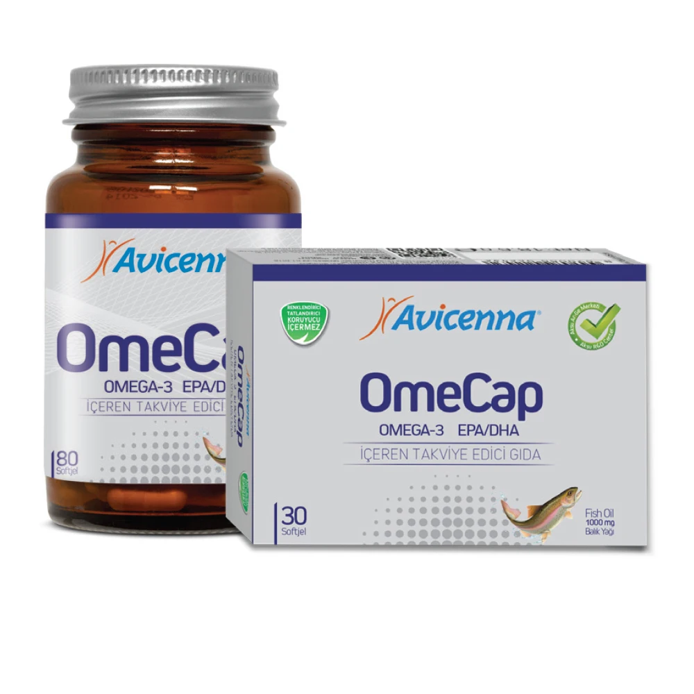 فيتامين أوميغا 3 OMECAP Omega3 زيت سمك بالجملة تسمية خاصة أوميغا 3