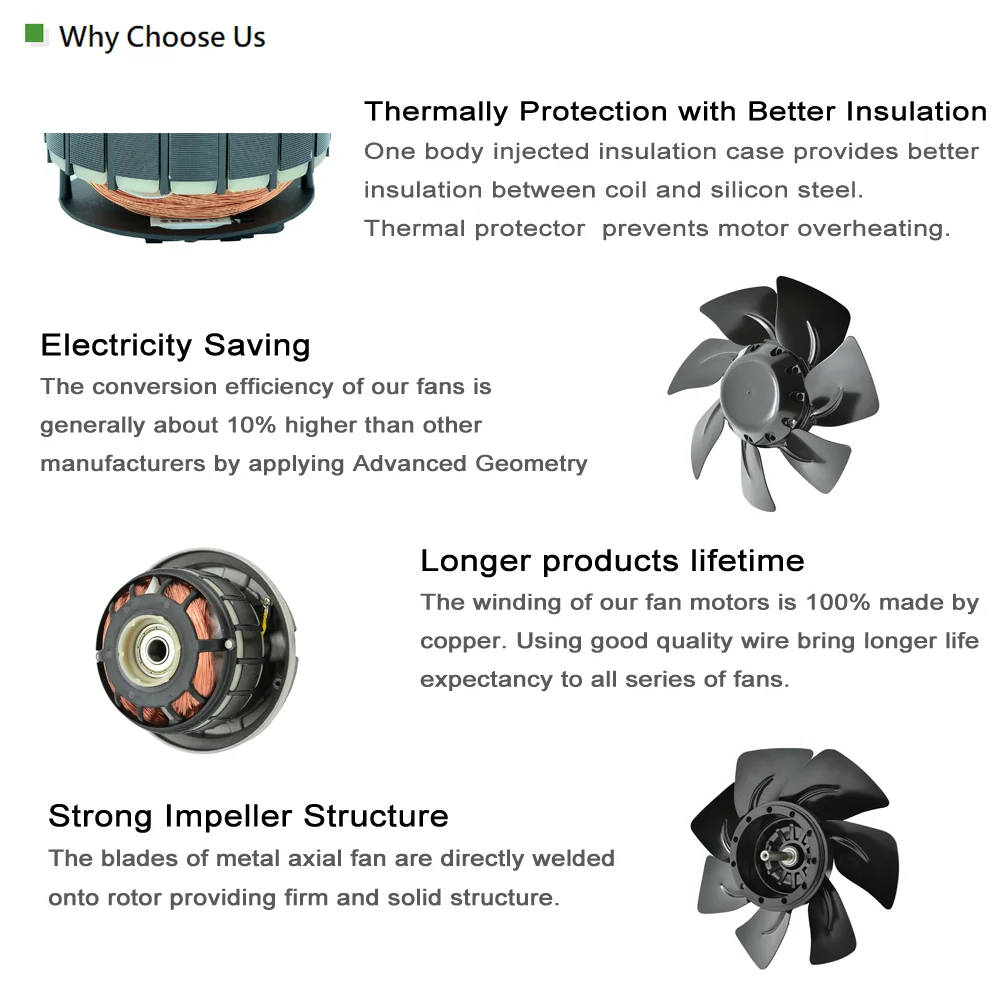 Noise Wall-mounted Axial Extractor, 370x88mm, Stainless, Steel - detail 2