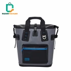 BSCI FACTORY Insulated Lunch Wine Non Woven Frozen Food Long Reusable Shoulder Bottle Cooler Bag