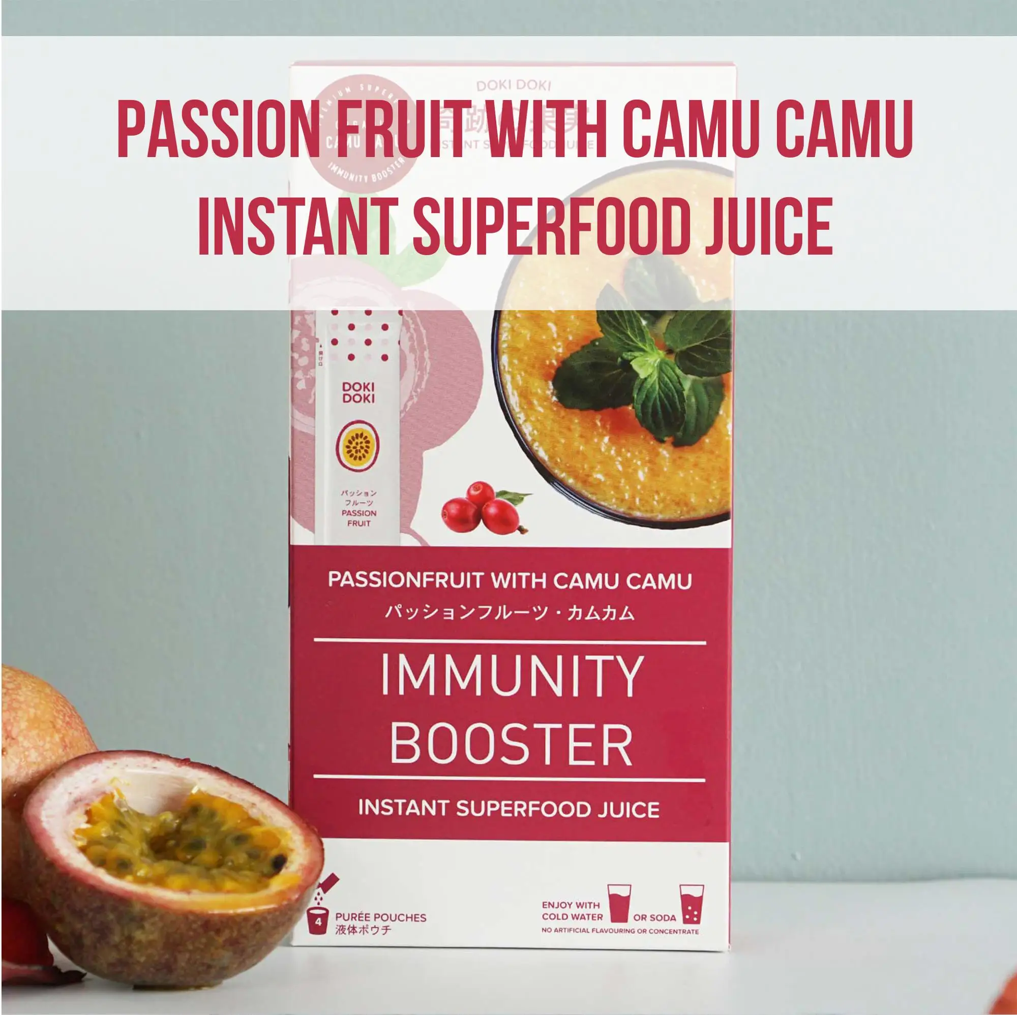 healthy immunity juice passionfruit camu camu with natural