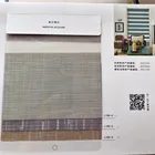 Easy Operation 100% Polyester Zebra Window Blinds