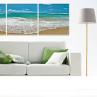 wholesale painting design customized seaview art canvas painting for home decoration