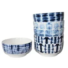 Chinese elements blue and white Ceramic Bowls for soup cereal salad