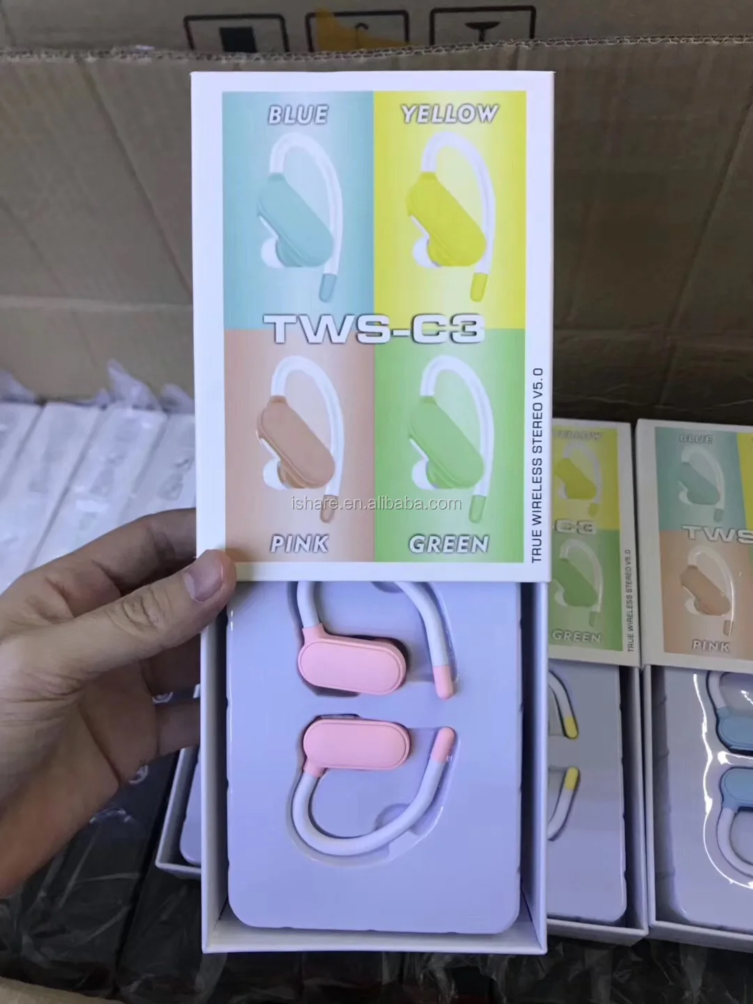 Macaron Colorful Sports C3 Wireless Tws Earphone For Mobile Phones - ANKUX.COM