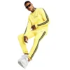 Sweatshirt with Tape Mens Slim Fit Tracksuit with Tapered Joggers Made by Antom Enterprises