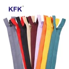 4# # 5 24 Inch Reversible Custom Pull Dress 3# Invisible Zipper Roll Closed End Stopper Triton Hidden Zip