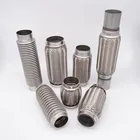 Motorcycle Exhaust Pipe China Double Wall Universal Motorcycle Exhaust Muffler Auto Exhaust Flexible Pipe