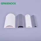Wire Casing Wire Casing Ce Durable Adhesive Pvc Arc Floor Trunking/Half Round Wire Casing For Floor