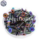 Titanium Alloy Titanium Anodized Color Gr5 Titanium Flat Head Alloy Screws