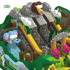 City Slide Park Slide Price Best High Quality Grade Safari Park Inflatable Giant Fun City Park With Slide