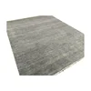 Hand Knotted Wool & Silk Rug in Modern Contemporary Style