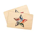 Card Rfid Contactless 13.56MHz Wood RFID Business For Hotel Access Control