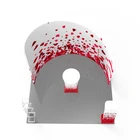 Tension fabric modular standard exhibition system trade show display backdrop stand