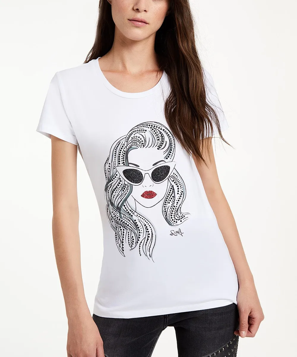 ladies fashion t-shirts with heatsealed oem odm custom