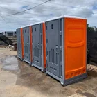 Direct factory China manufacturer of durable roto-moulding PE squat plastic mobile outdoor portable toilet low price