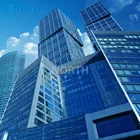 Factory anti dark brown reflective glass for curtain wall window