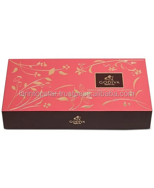 godiva chocolate biscuit gift box, assorted chocolate biscuits