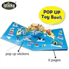 Ocean 3D Toy Book for Kids with TPE Sticker