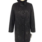 Large inventory russia plus size winter coats long style Sailor Collar women suede coats clothing