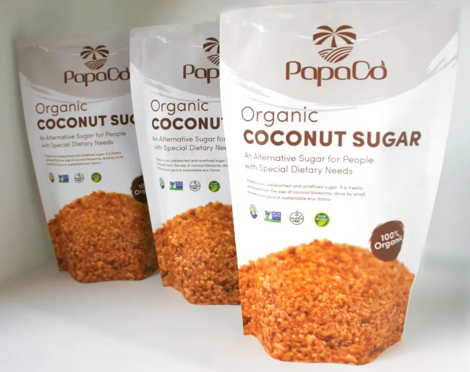 organic coconut sugar - eu usda ifoam jas cor nop