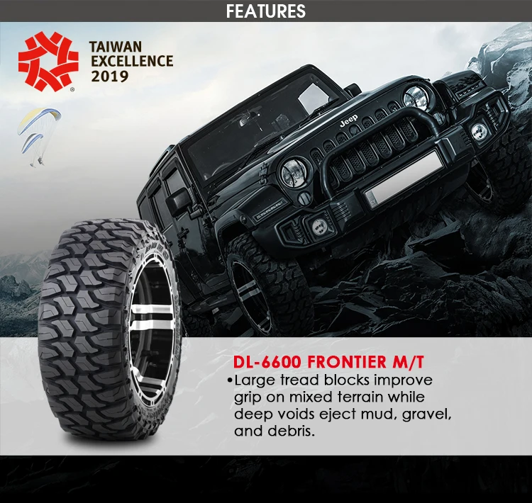 Load capacity 33x12.50R20 mud terrain suv tire