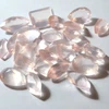 100% Natural Faceted Normal Cut Mix Shapes Loose Gemstone For Jewelry Rose Quartz