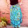 Tie dye wrap skirt in fantastic design. Made of 100% cotton in Nepal.